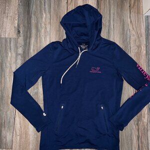 Vineyard Vines Long-Sleeve Performance Whale Hoodie Tee- Size Small- Womens